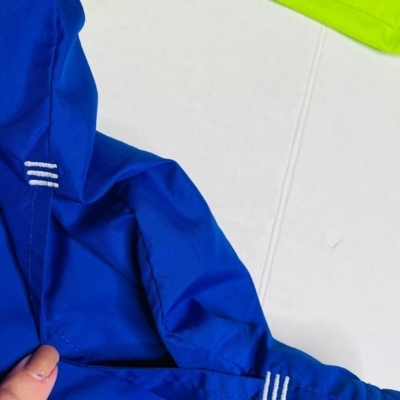 Adidas Retro Windbreaker Pullover 3/4 Zip Jacket - Picture 14 of 16